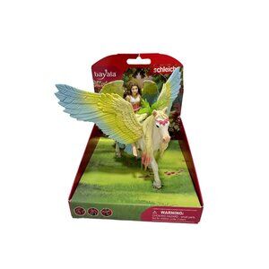 NEW SCHLEICH 70566 Fairy Surah with Glitter Pegasus Bayala Toy Figurine